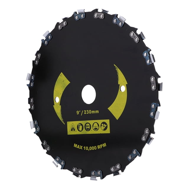 Accesorios para desbrozadoras, hoja de repuesto circular en T de acero con alto contenido de carbono, alta capacidad