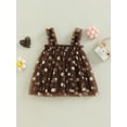 thumbnail image 2 of Bagilaanoe Toddler Baby Girl Summer Dress Sling Sleeveless Daisy Print A-line Tulle Princess Dresses 6M 12M 2T 3T 4T 5T Kids Casual Swing Sundress, 2 of 9