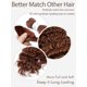 thumbnail image 2 of Cabello trenzado humano LOLLY HAIR 12A #30 Castaño castaño 18 pulgadas, 2 of 6