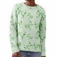 thumbnail image 6 of St Patricks Day Sweater Women Long Sleeve Irish Oversized Saint Patty Pullover Plus Size Sweater, 6 of 8