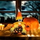 thumbnail image 4 of Juguetes de piscina, juguetes para bebés, juguetes para niños pequeños, muñeco de Halloween sin rostro, gnomo de pie espeluznante de Rudolph, decoración de muñecas de tela, 4 of 6
