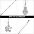 thumbnail image 3 of SHISUYAN 2Set Ceiling Fan Chains Extensions Silver Color 14.2x1.3x0.08in for Room Decorations and Shop Window Displays, 3 of 9
