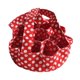 thumbnail image 3 of Canasta de recolección de huevos, bolsa de lona, ​​transporte de almacenamiento con 7 bolsas para el hogar, huevos de gallina de gallina de pollo. Rojo, 3 of 8