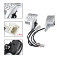 thumbnail image 2 of Botón del interruptor de control de volumen de crucero del volante del coche automático 84250-02110 para Toyota Corolla Silver Tone, 2 of 6