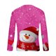 thumbnail image 5 of Blusas y camisas de manga larga y cuello redondo para hombre, informales, a la moda, con estampado navideño, cuello redondo, blusas de licra de manga larga para hombre., 5 of 5