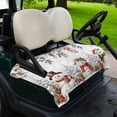 thumbnail image 2 of Golf Cart Seat Covers for 2 Seater,Christmas Snowman Soft Microfiber Cart Seat Towel Blanket,Xmas Snowflake Berry Botanical Absorbent Breathable Non Slip Bench Seats Protector for Golf Course 51"x31", 2 of 9