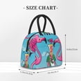 thumbnail image 2 of Easygdp Beach Flamingo Trio Bolsa de Almuerzo Insulada Grande, Forro de Aluminio, Diseño Espacioso, a Prueba de Fugas, Ideal para Trabajo, Picnics, Viajes y Actividades al Aire Libre, 2 of 6