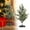 Green, variant on 15 Inch Tabletop Christmas Tree with Base Artificial Pine Tree Centerpiece for Home Office Kitchen Dining Table Holiday Party Xmas Decorations Indoor Winter Celebrations