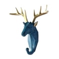 thumbnail image 1 of keepw Animal Shape Hanger Solid Color Cartoon Punch-free Self-adhesive Handbag Key Coat Door Back Cap Hook Holder Rack Blue Type 1, 1 of 6