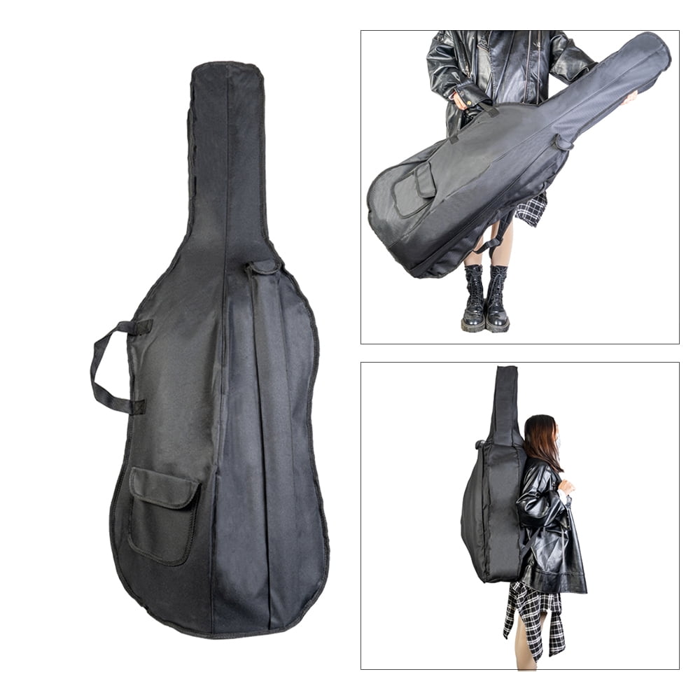 Violin Bag Case Violin Case Musical Instrument Carry Box Backpack with Bow Bag Strap Adjustable and Portable Backpack Straps for Electric Piano with Bow Bag Strap for Electric Guitar Black 23Inch