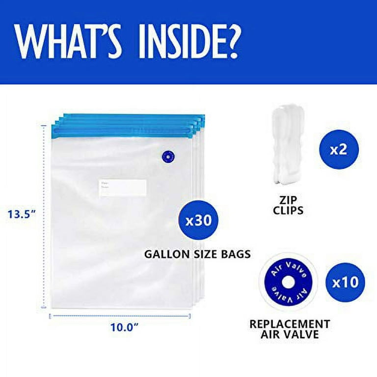 Vacuum Sealer Zipper Bags BPA Free Sous Vide Cooking Replacement