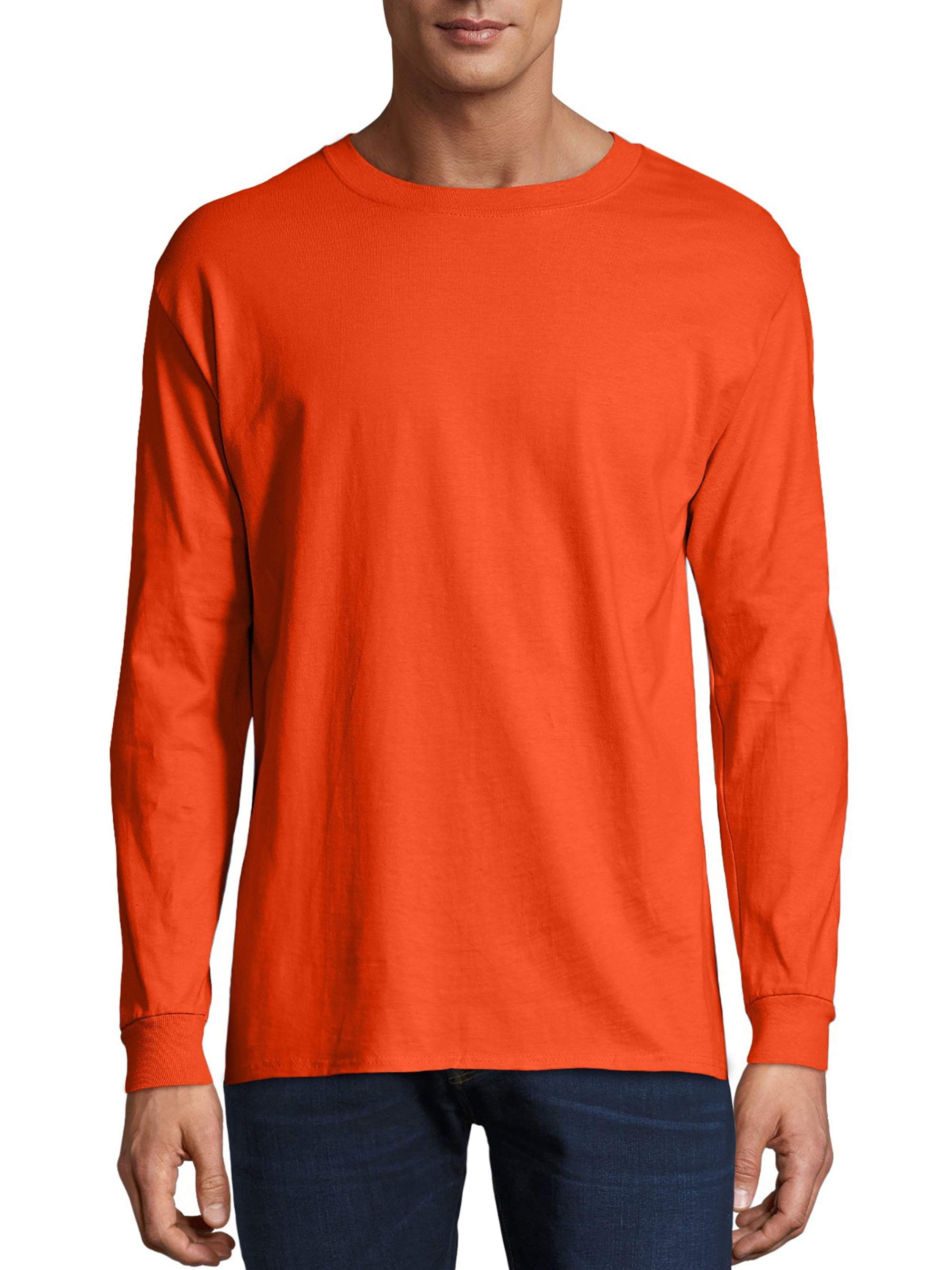 Hanes Premium Beefy-T Long Sleeve T-Shirt for Men Guyana Ubuy