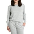 thumbnail image 5 of BLIS Long Sleeve Crew Neck Solid Pajamas (Women's) 2 Piece Set, 5 of 7