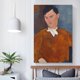 thumbnail image 5 of Cuadro impreso de Amedeo Modigliani (86) Lienzo Arte de pared Impresiones Póster Regalos Foto Cuadro Pintura Pósteres Decoración de habitación Decoración del hogar 24x36 pulgadas (60x90 cm), 5 of 6