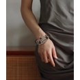 thumbnail image 5 of Fulu Autumn Pulseras Apilables Con Cuentas Para Mujer Boho Wrap Pulsera De Plata En Capas Joyería De Moda Regalos Para Ella (Negro Gris), 5 of 5