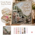 thumbnail image 2 of Beloved Hymns & Gospel Songs Art DIY Kit, 8*8" Country Porch Scene DIY Pearl Art Kit for Hymn‑Loving Household Decoration, 2 of 8