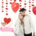 thumbnail image 3 of Valentines Day Party Decoration Red Heart Garland Heart ner for Valentines Anniversary Engagement Wedding Bridal Shower Party Supplies 4 packsBan, 3 of 6