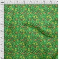 thumbnail image 3 of oneOone Cotton Cambric Green Fabric Batik Quilting Supplies Print Sewing Fabric By The Yard 56 Inch Wide - DK, 3 of 4