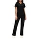 thumbnail image 1 of TaTaai Women Short Sleeve V-Neck Nursing Scrub Set Solid Color with Pockets Medical Uniform Top & Bottoms Ladies Clinic Work Daily Wear Soft Breathable No Fading Versatile Outfit Gift, 1 of 7