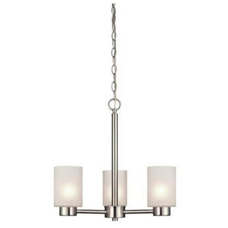 

Sylvestre Three Light Indoor Chandelier Brushed Nickel