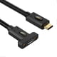 thumbnail image 1 of 2m USB 4.0 Type-C Male to Female Extension Cable with Panel Mount 240W 8K 40Gbps Data Extender Cord, 1 of 5