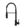 thumbnail image 1 of STYLISH Milano Pull-Down Kitchen Faucet with water filter, Stainless Steel  Black, 1 of 14