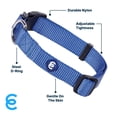 thumbnail image 3 of Collar para perro Blueberry Pet, azul, ajustable, de nailon, talla extra pequeña, 3 of 6