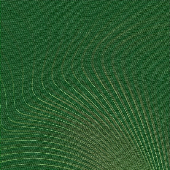 Ahgly Company Indoor Square Patterned Deep Emerald Green Area Rugs, 8' Square