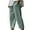 Blue, variant on Buigttklop Pants for Women,Women Summer Casual Loose Pockest Elastic Waist Trousers Capris Pants