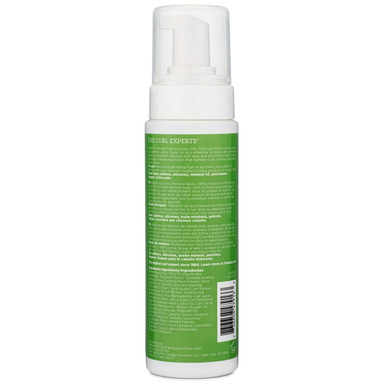 Ouidad Botanical Boost Multi-Use Mousse for Curly Hair, 7 fl oz