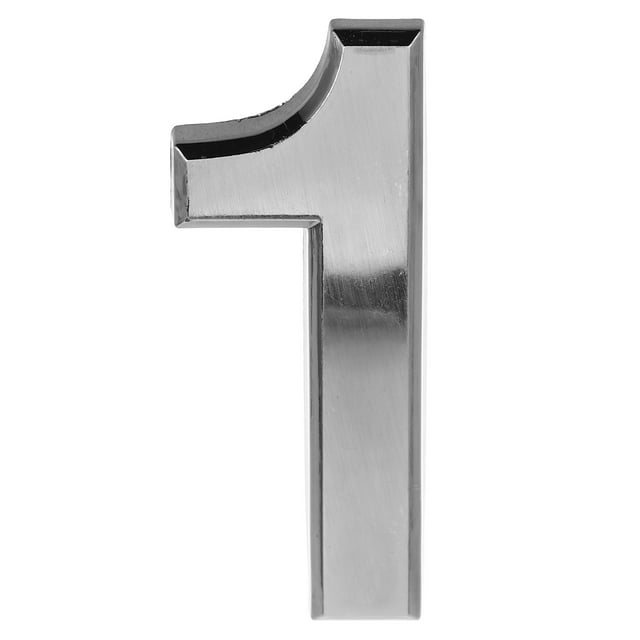 Numéros de Maison Autocollants 1 Numéros d'Adresse 3D Numéros de Porte Autocollants de Numéro de Boîte aux Lettres en Plastique Plaque d'Adresse pour Maison Boîte aux Lettres Appartement Cour Cour Bureau Chambre d'Hôtel