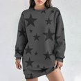 thumbnail image 2 of Robe d'Hiver pour Femmes, Robe Décontractée pour Femmes, Robe d'Automne et d'Hiver à Col Rond Manches Longues Imprimée, 2 of 4