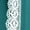 Turquoise, variant on Lush Decor Rosalie Faux Linen Delicate Lace Edge Solid Color 3" Rod Pocket Light Filtering Window Curtain Panel, Ivory, 95"L x 54"W, Set of 2