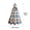 B, variant on DIY Quilted Christmas Tree Kit, Fabric Quilting Patchwork Handmade, 3D Layered Ornament Sewing Set Gift for Adults, A