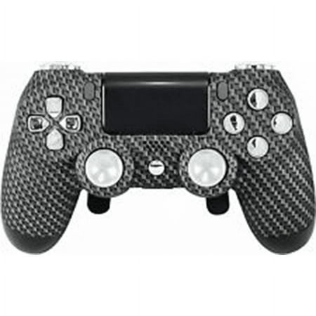 Carbon Fiber Soft Touch Playstation 4 and PC Elite Controller Custom Paddles, Trigger Stops, Esports, PS4, For Call of Duty, Warzone, Fortnite