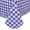 Blue Checkered, variant on Heavy Duty Waterproof Vinyl Tablecloth with Flannel Backing, Oil-Proof, Stain-Resistant, Wipeable Plastic Table Cover, Yellow Flower, 60x84 Inch Rectangle or Square