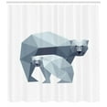 thumbnail image 3 of Ambesonne Polar Bear Shower Curtain, Nordic Animal Art, 69"Wx70"L, Pale Grey Grey, 3 of 3