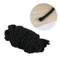 thumbnail image 2 of HOKARUA 1PC 10M Long Round Stretch Rope Rubber Band Elastic Cord Multi-purpose Elastic String Sturdy Elastic Rope for Store Home Use Black, 2 of 10