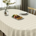 thumbnail image 3 of Oval Tablecloth, French Country Printed Oval Table Cloth-54x72 Inch, Fabric Washable and Waterproof Oval Table Cover for Farmhouse Kithchen Dining Decoration, 3 of 5