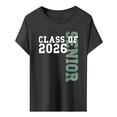thumbnail image 4 of MEICHEN Graduation Gifts for Her: Class Of 2026 Senior 26 High School Graduation T Shirt Womens Spring Summer Tops, 4 of 4
