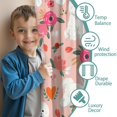 thumbnail image 3 of Blackout Kids Curtains,Pink Bichon Frise and Flower Childrens Insulated Curtains Set Of 2,Bedroom Essentials,Toddler Room Decor 42x54in(106x137cm), 3 of 4