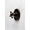 thumbnail image 2 of Kingston Brass KS3035BX  Single-Handle Three-Way Diverter Valve with Round Trim Kit, Oil Rubbed Bronze, 2 of 9