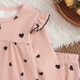 thumbnail image 6 of TOWED22 Little Girls Clothes 4Pcs Girls Outfits Pullover Graphic Graphic Pants Set Fall Winter Clothes Loungewear Set,9-12 M, 6 of 6