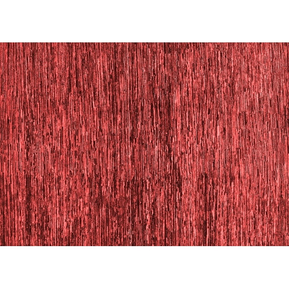 Ahgly Company Indoor Rectangle Abstract Red Modern Area Rugs, 3' x 5'