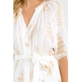 thumbnail image 4 of Vestido bordado de hojas Roman Fashion /Juvenil, 6067 (Blanco) blanco EG, 4 of 4