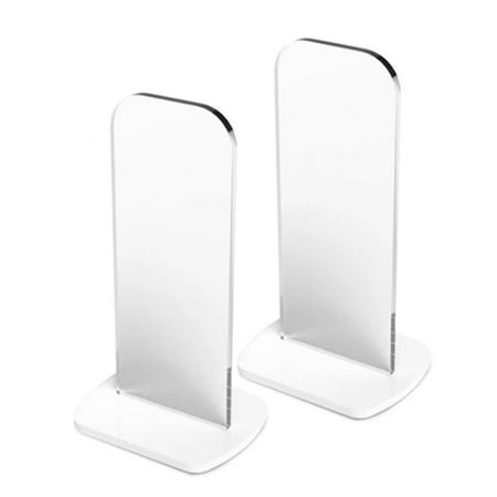

Workout Equipment 2Pcs Boxing Gloves Display Rack Acrylic Gloves Storage Stands Glove Holders White