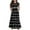 Black A, variant on WRKEKC Girls Dresses Summer Striped Print Short Sleeve Crew Neck Tiered Maxi Dress with Pockets for 6-12 Years Tween Casual Comfortable Outfit