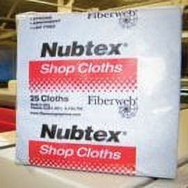 Nubtex 313 Wipes 13" x 13" Shop Cloths (Case of 375 cloths)