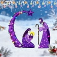 thumbnail image 6 of Lighted Nativity Scene Christmas Decoration with Holy Family, Illuminated Yard Lawn Garden Outdoor Decor for Holiday Party,Home,Patio,Terrace,Easter Gifts,Festive Holiday Decor, 6 of 8