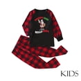 thumbnail image 4 of Penkiiy Christmas Pajamas for Family Matching Pjs Set, Red Plaid Reindeer Holiday Xmas Pajamas for Women Men Kids Red 2-3 Years, 4 of 5